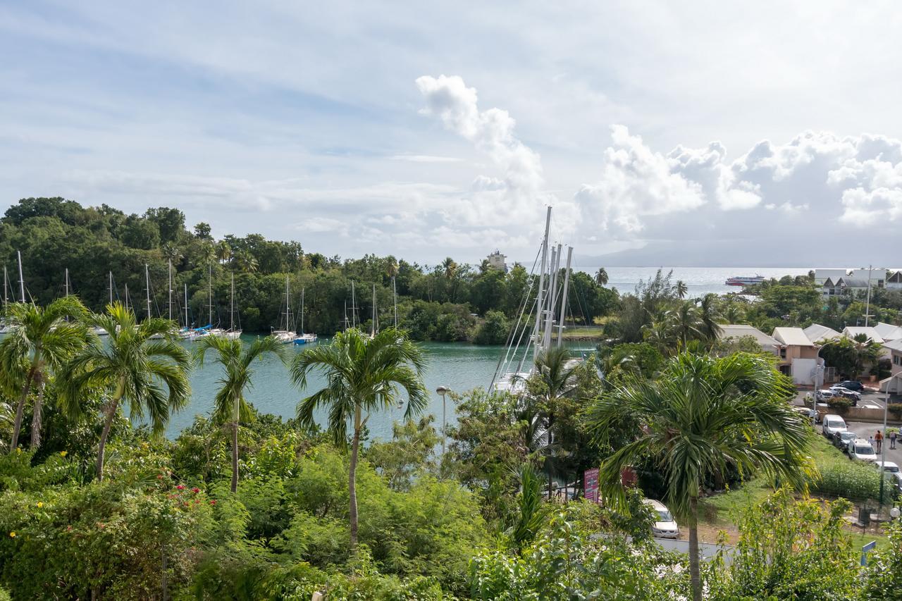 Superbe Studio En Duplex, Vue Sur Mer Et Piscine Lägenhet Le Gosier  Exteriör bild