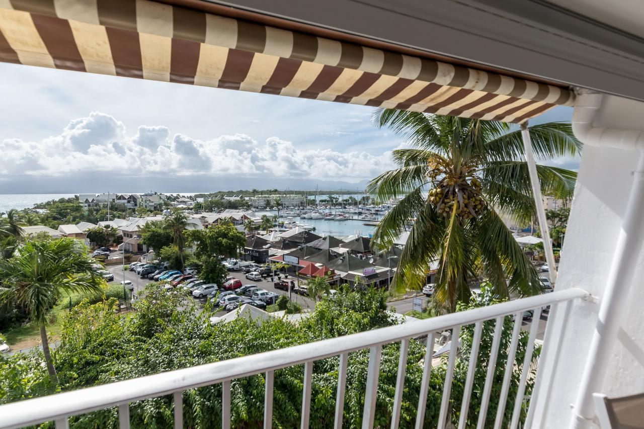 Superbe Studio En Duplex, Vue Sur Mer Et Piscine Lägenhet Le Gosier  Exteriör bild